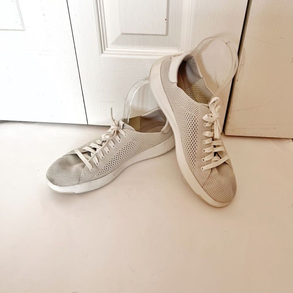 Cole Haan Grand Pro Tennis Stitchlite Perforated Lightweight Leather Sneakers